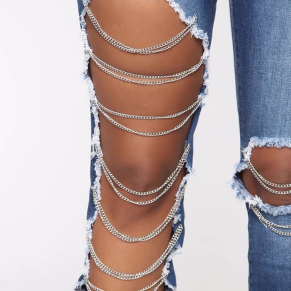 Fashion Nova Jeans Fashion Nova High Waisted Chain Reaction Jeans
